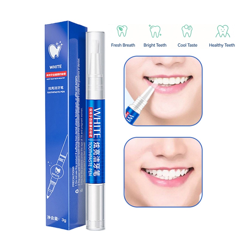 Teeth Whitening Bleaching Kit - Stylo blanchissant pour les dents, gel