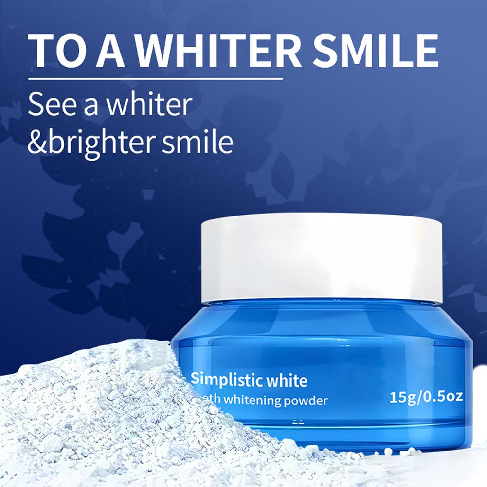Teeth Whitening Quotes - Poudre blanchissante simplifiée pour les dents,