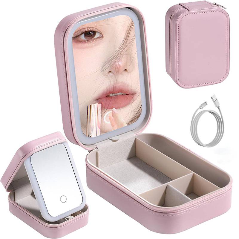Led Mouth Tray - Trousse de maquillage LED avec miroir