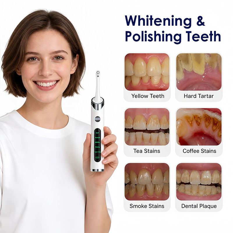 Teeth Whitening Kit With Light - Polisseur dentaire, kit de blanchiment des