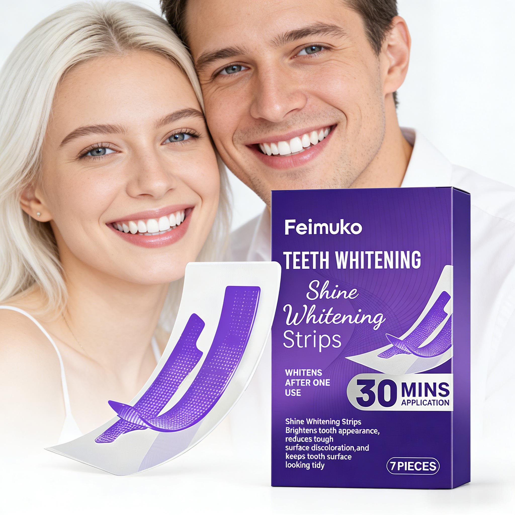 Teeth Whitening Retainer - Bandelettes blanchissantes pour les dents, réduisent