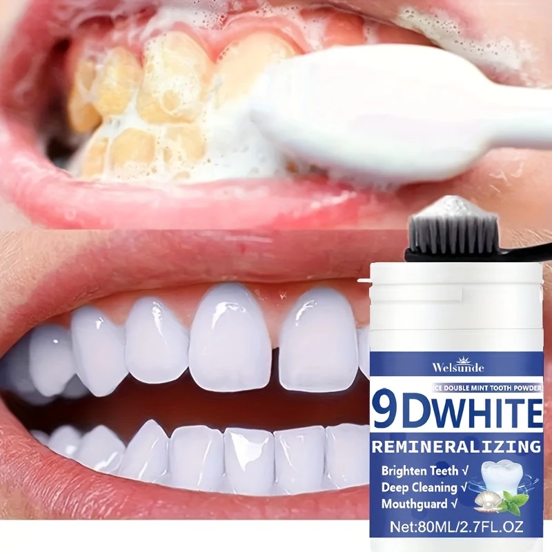 Teeth Whitening Quotes - Poudre dentaire reminéralisante à l'hydroxyapatite 9D,