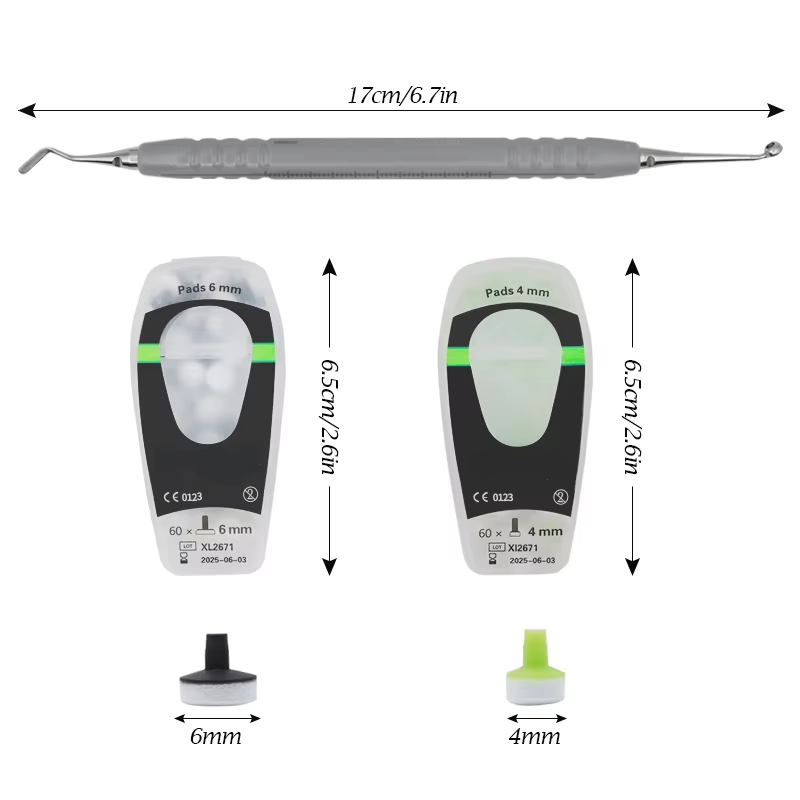 Teeth Whitening Vape - Kit Composite dentaire avec tampon en