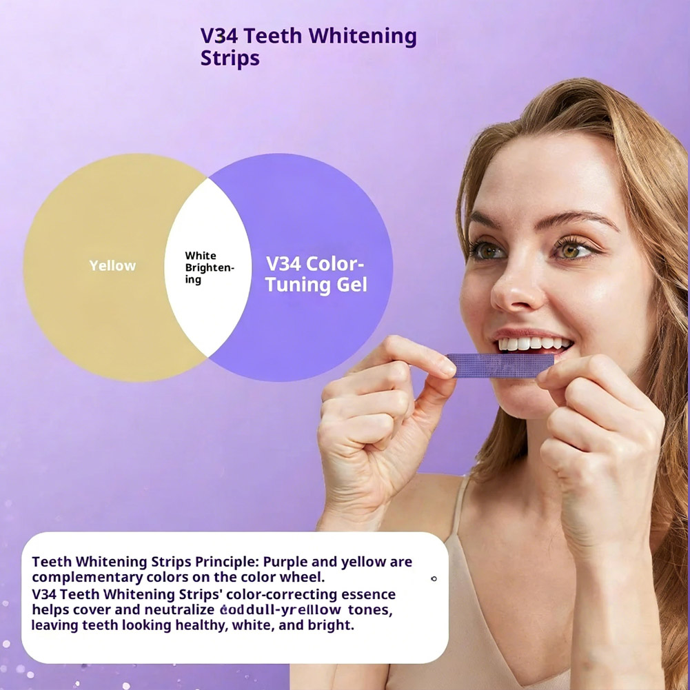 7 bandes blanchissantes pour l - Teeth Whitening Bleaching Kit avis et prix
