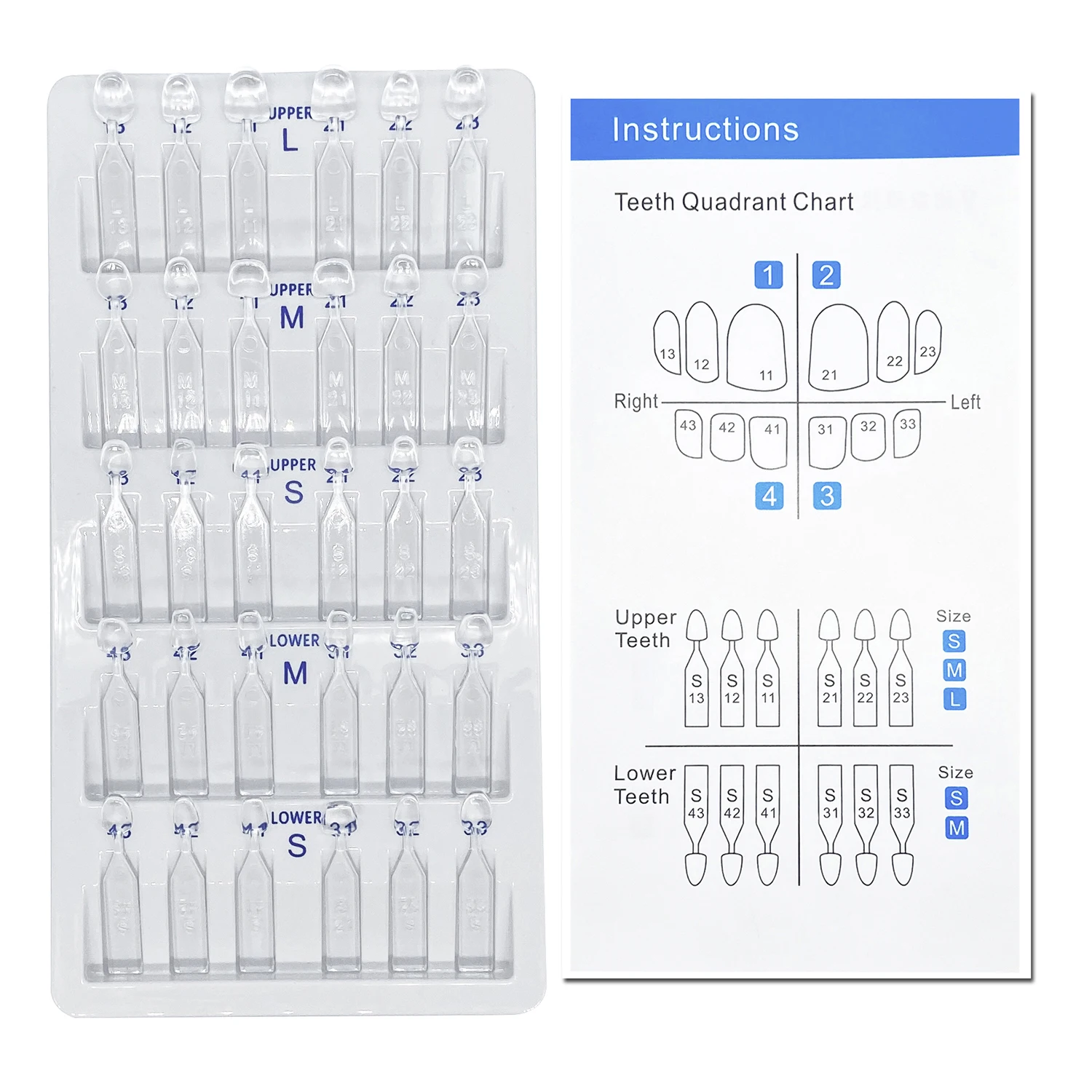 Kit de moules pour placage den - Teeth Whitening Vape avis et prix