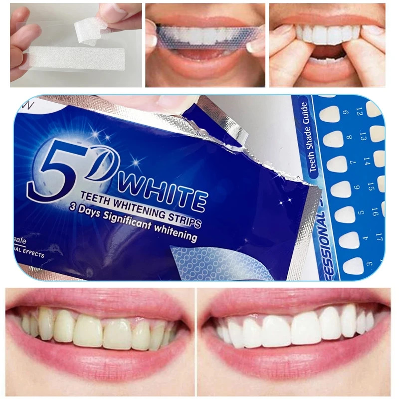 1/7/14 paires de bandes de bla - Teeth Whitening Bleaching Kit avis et prix