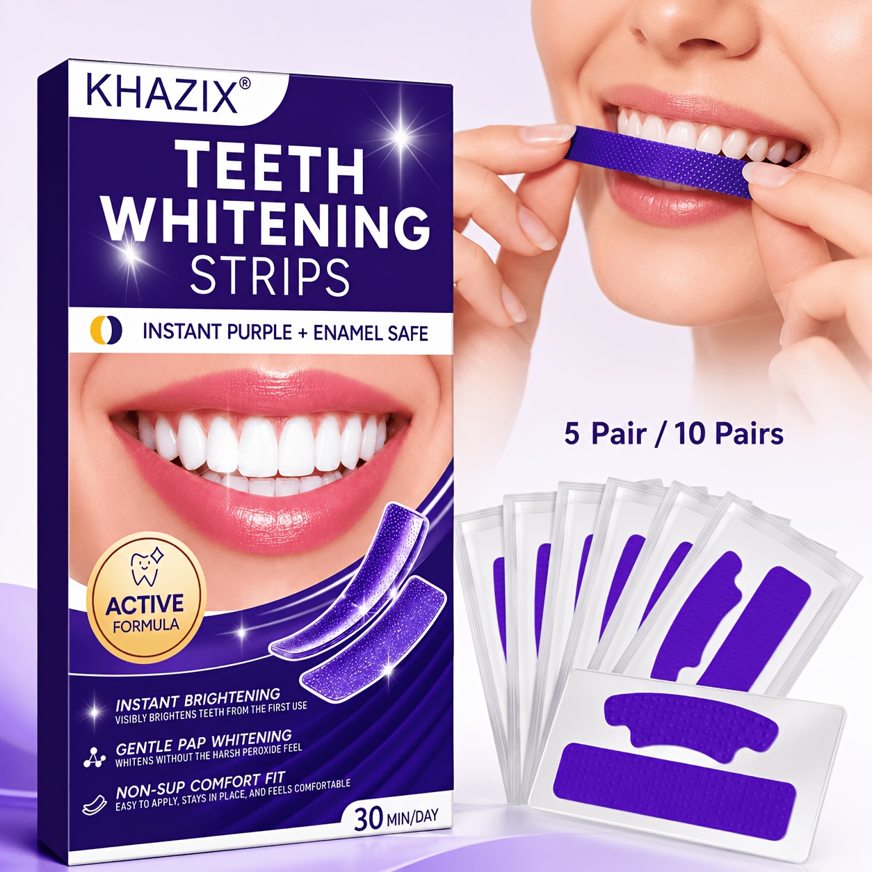5/10 paires de bandes blanchis - Teeth Whitening Retainer avis et prix