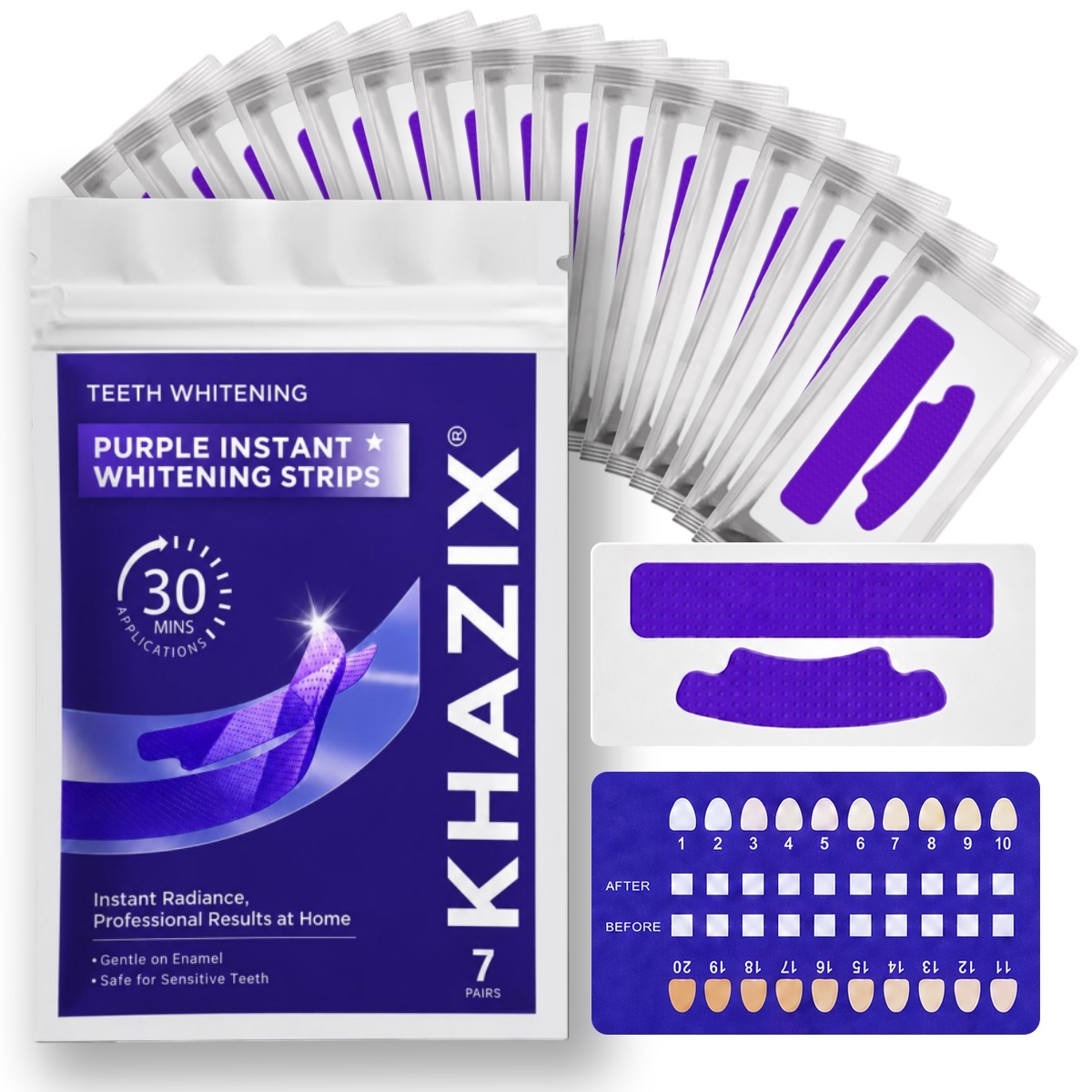 1/7 paires de bandes blanchiss - Teeth Whitening Retainer avis et prix