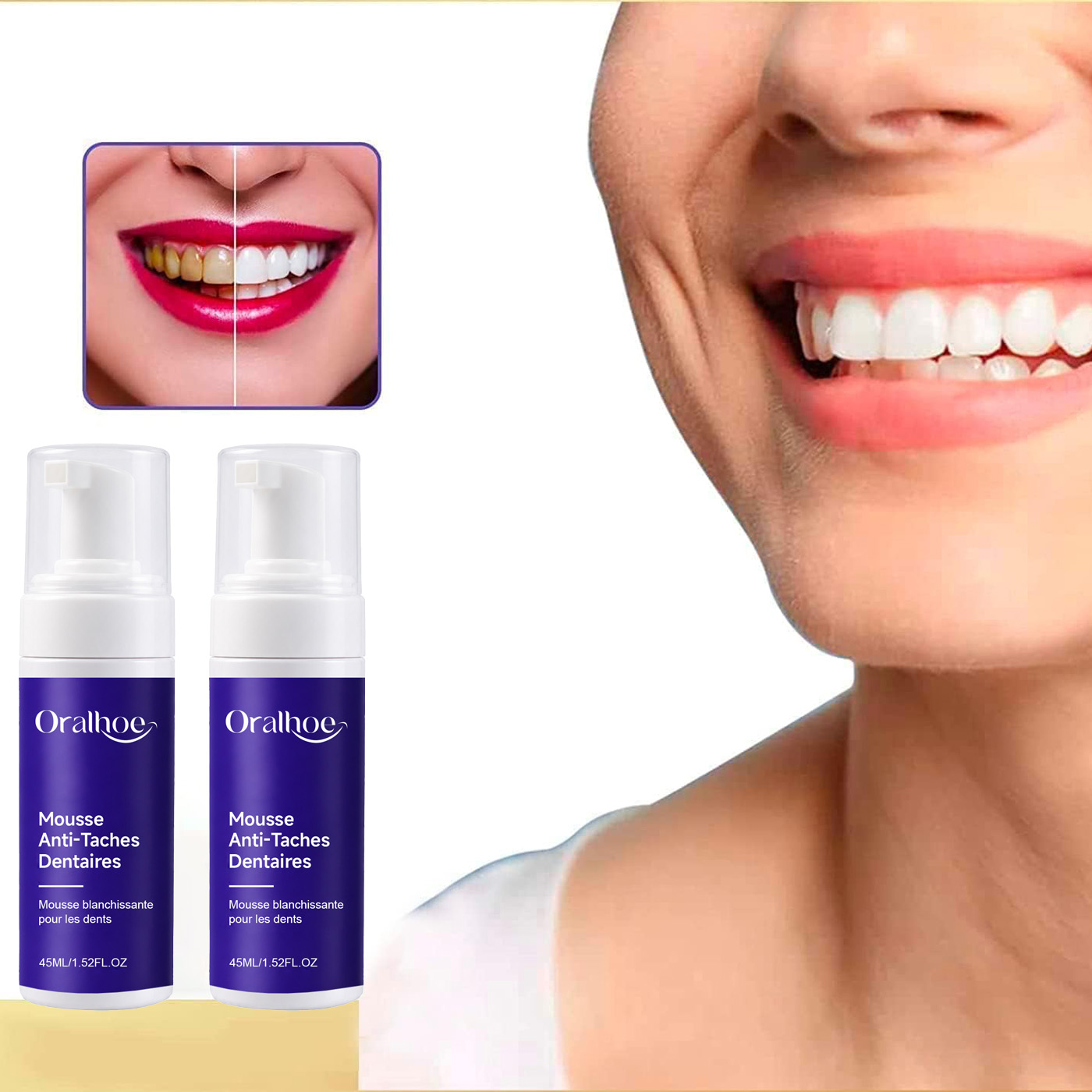 Dentifrice Moussant Violet Bla - Teeth Whitening Routine avis et prix