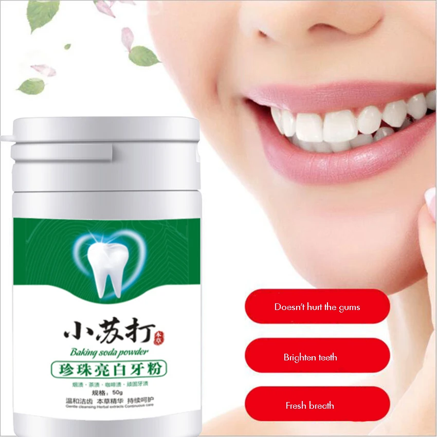 Poudre à dents éclaircissante  - Teeth Whitening Baking Soda avis et prix