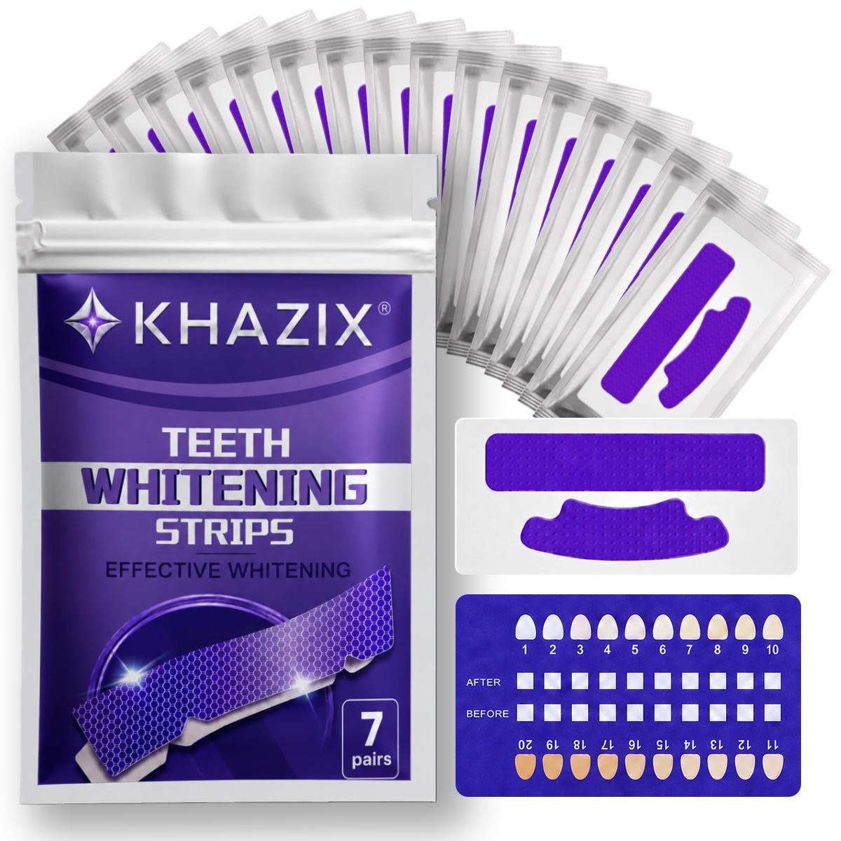 1/7 paires de bandes blanchiss - Teeth Whitening Retainer avis et prix