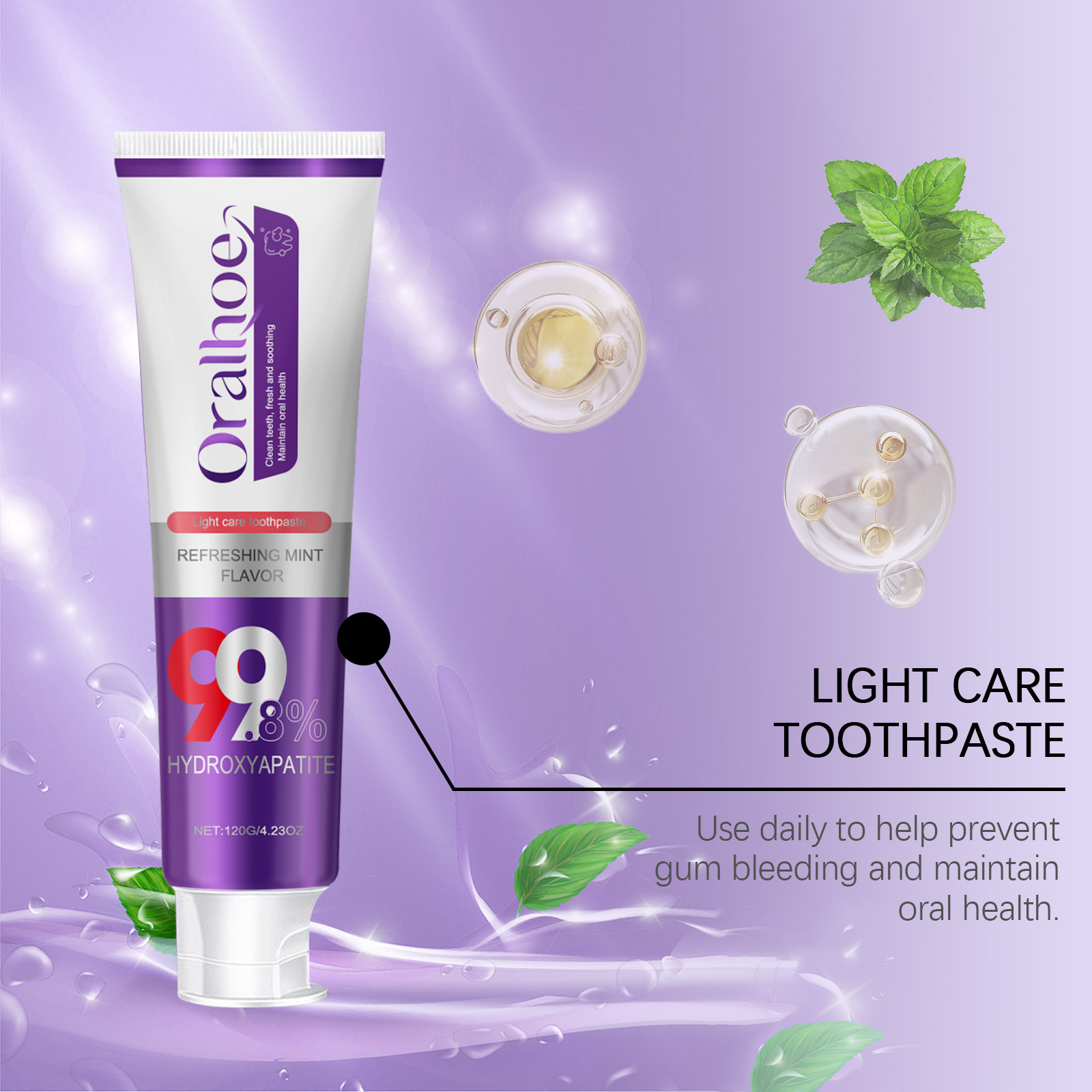 Dentifrice blanchissant Oralho - Teeth Whitening Baking Soda avis et prix