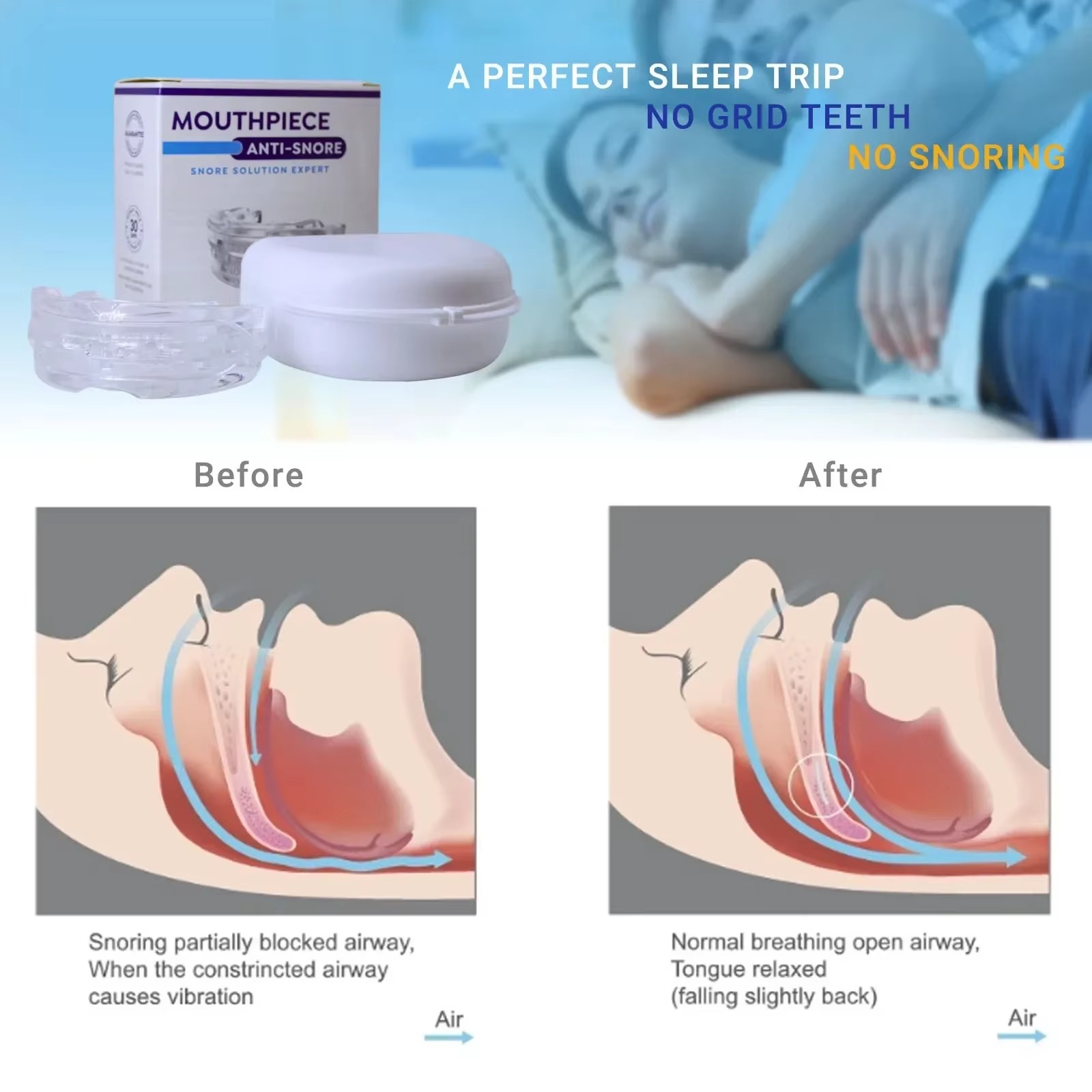 1/2/3/4/5 pièces, protège-dent - Dental Guard Night avis et prix