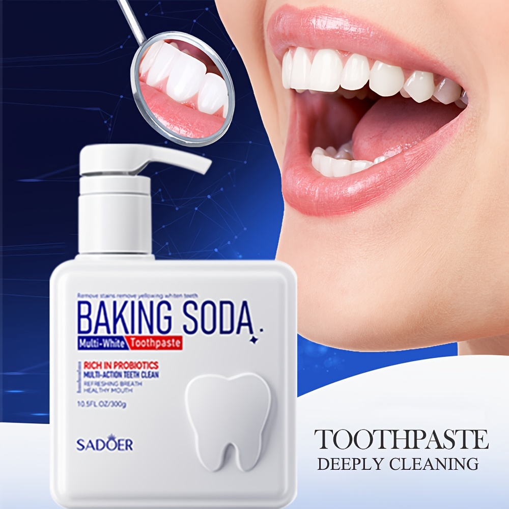 Dentifrice à pompe probiotique - Teeth Whitening Baking Soda avis et prix