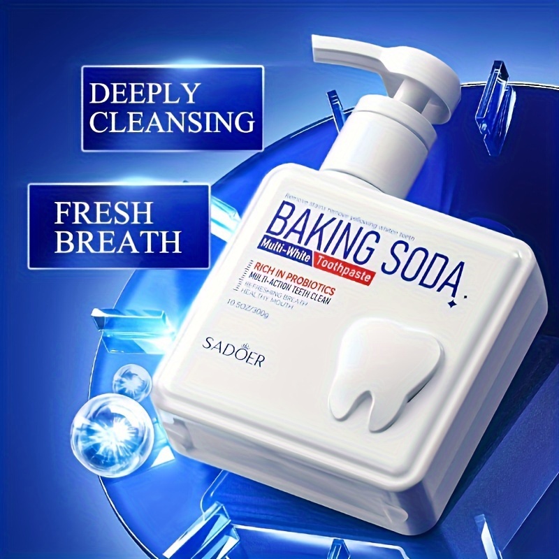 Dentifrice à pompe probiotique - Teeth Whitening Baking Soda avis et prix