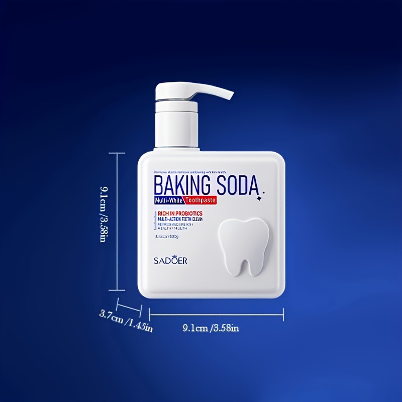 Dentifrice à pompe probiotique - Teeth Whitening Baking Soda avis et prix