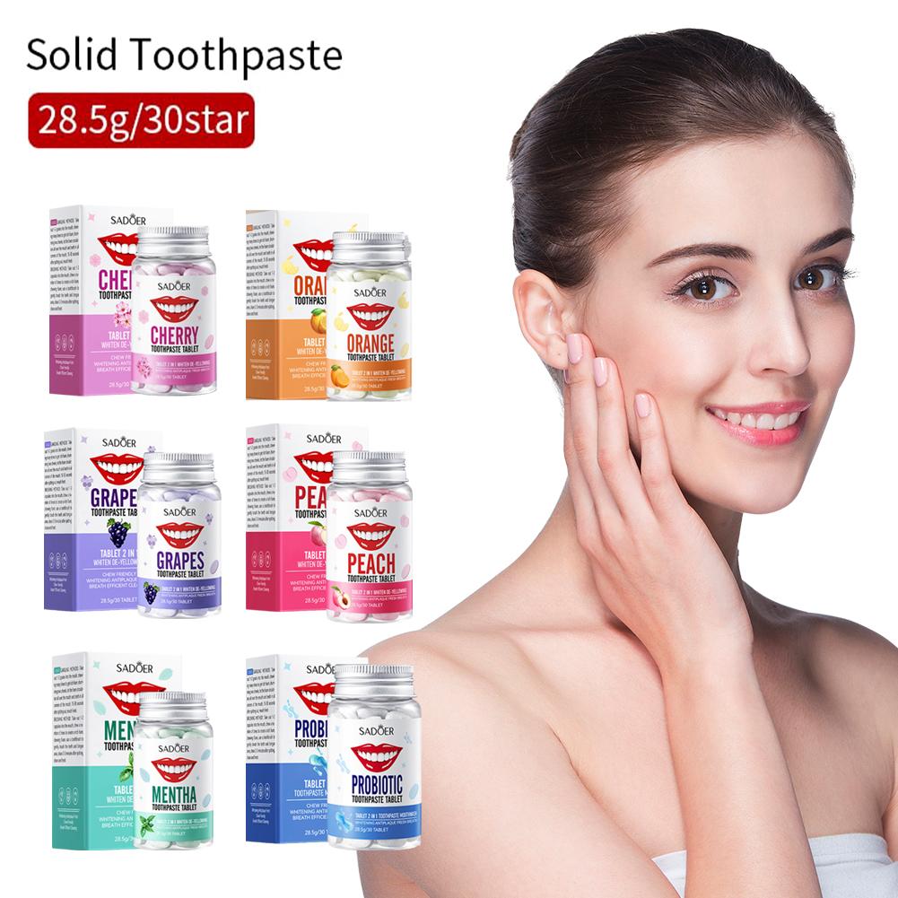 Comprimés de dentifrice solide - Teeth Whitening Remedies avis et prix